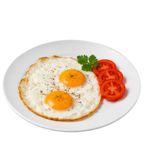 تصویر نیمرو در کنار گوجه